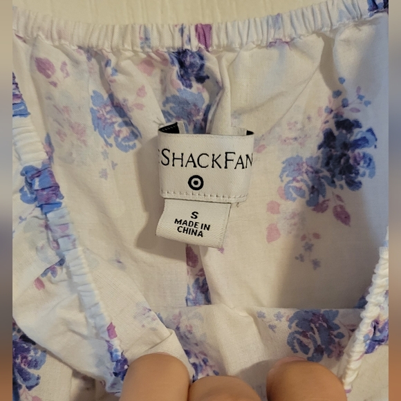 LoveShackFancy X Target Gemma White Purple Floral Dress - Picture 10 of 10